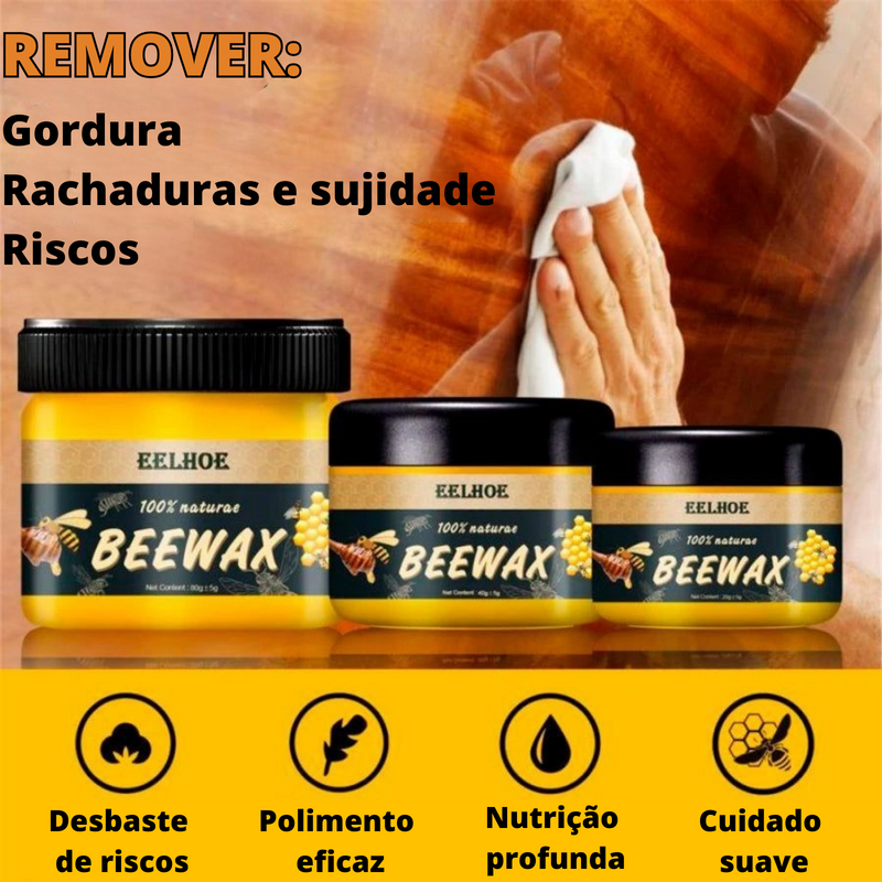 Cera de Abelha Restaurador de Móveis - BeeWax™ - Trend+