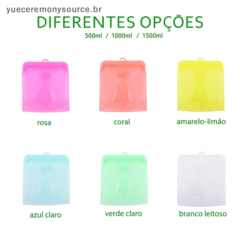 TrendFresh™ – Bolsa Hermética de Silicone Reutilizável (COMPRE 1 LEVE 2)
