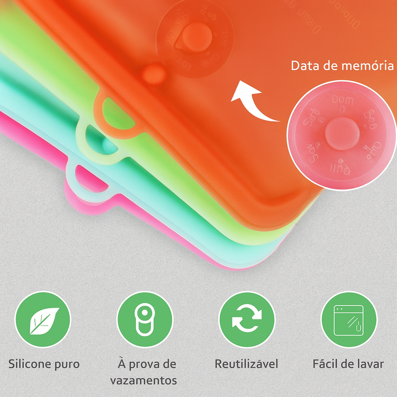 TrendFresh™ – Bolsa Hermética de Silicone Reutilizável (COMPRE 1 LEVE 2)