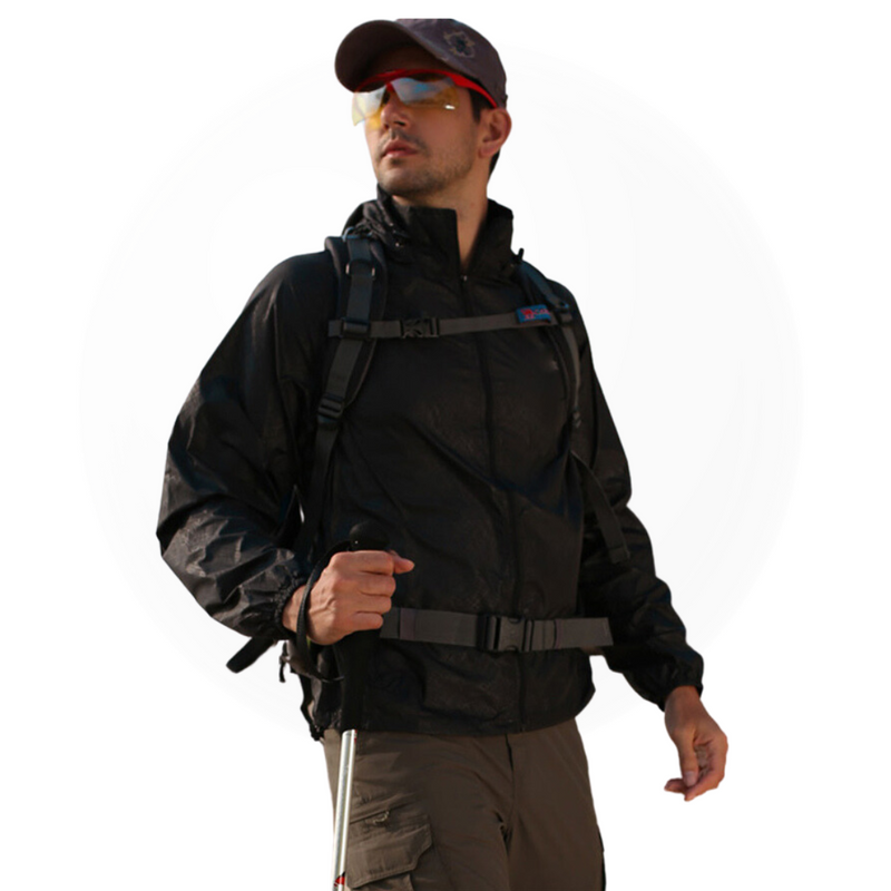 Jaqueta Tecnológica - Protege dos Raios Solares Dobrável Impermeável e Ultra-leve